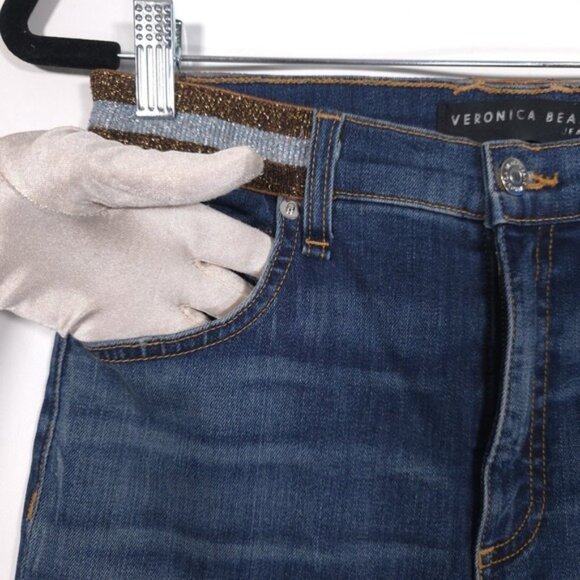 VERONICA BEARD Women's Kate High‎ Rise Size 28/6 Nantucket Jeans USA MADE - Picture 9 of 13